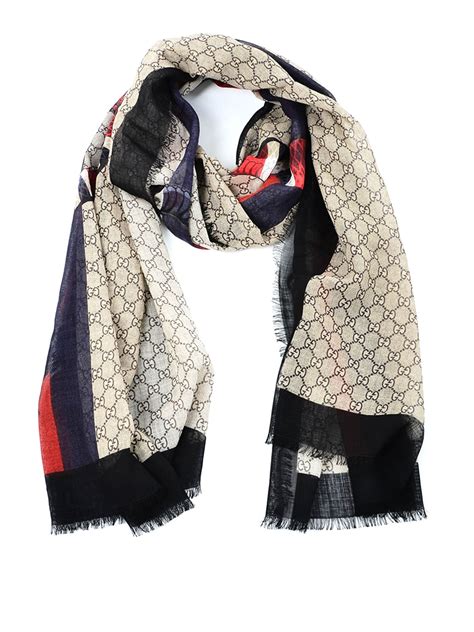 gucci scarf ssense|Gucci scarf outlet.